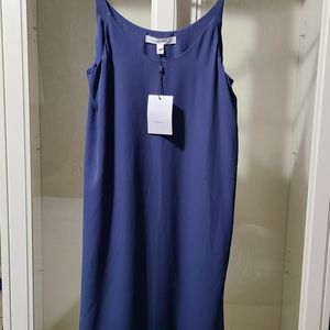 NWT Wren & Willa Women's Navy Blue Lightweight Thin Strap Cami Dress sz S